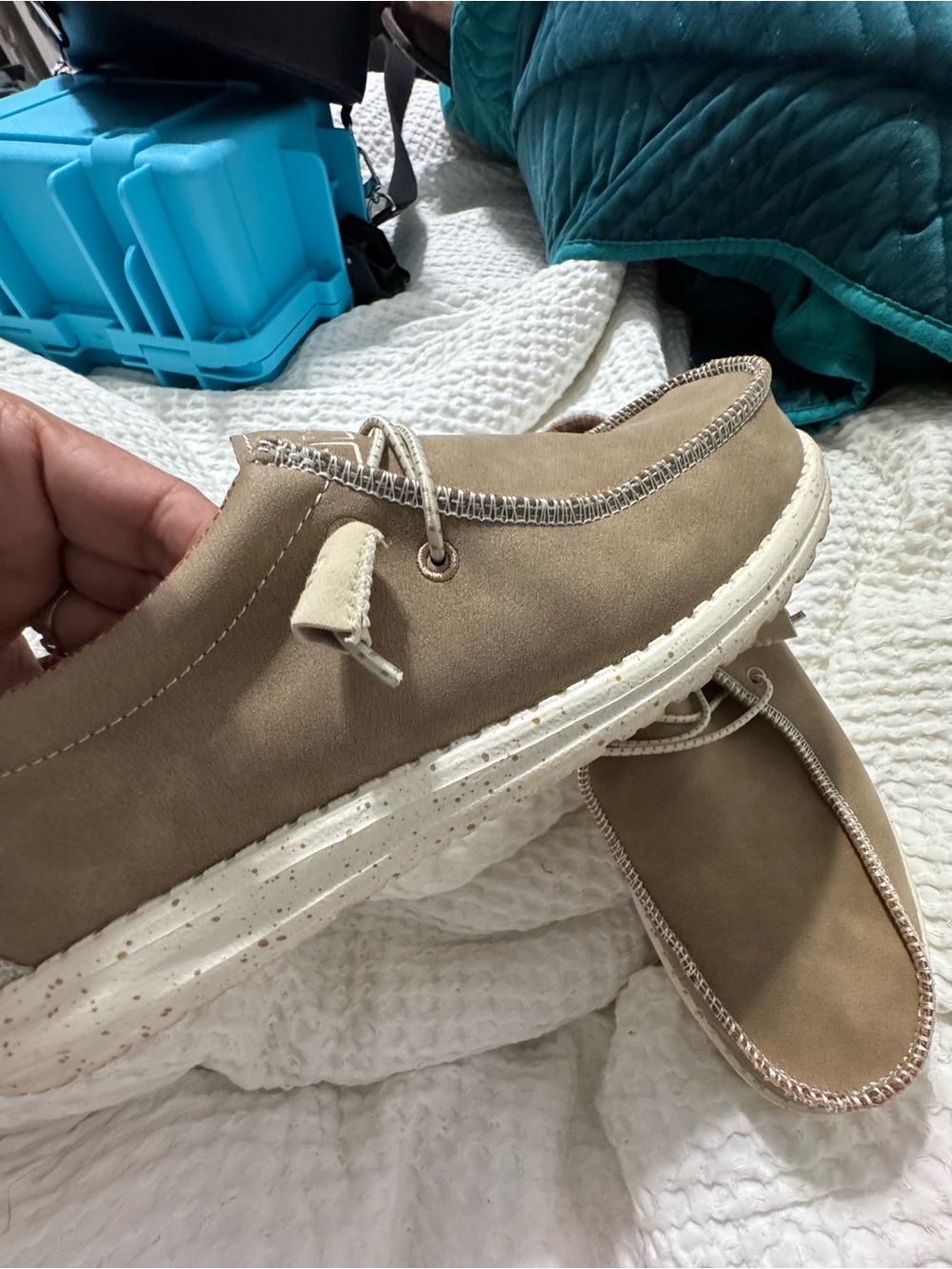Hey Dude Men’s Tan Wally Slip-On Loafers
